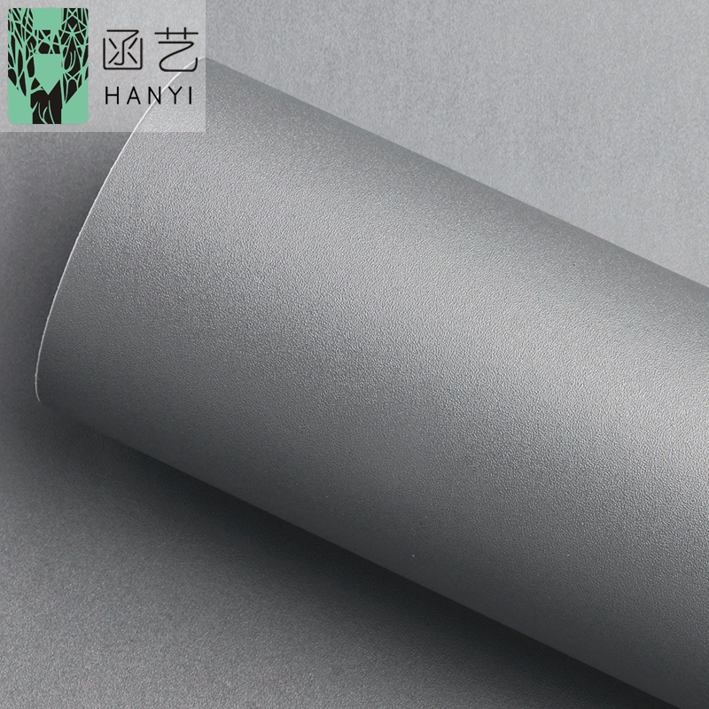 Solid Grey Wall Covering Removable Wallpaper Peel and Stick Countertops Matte Gray Vinyl Adhesive Shelf Liners for Kitchen