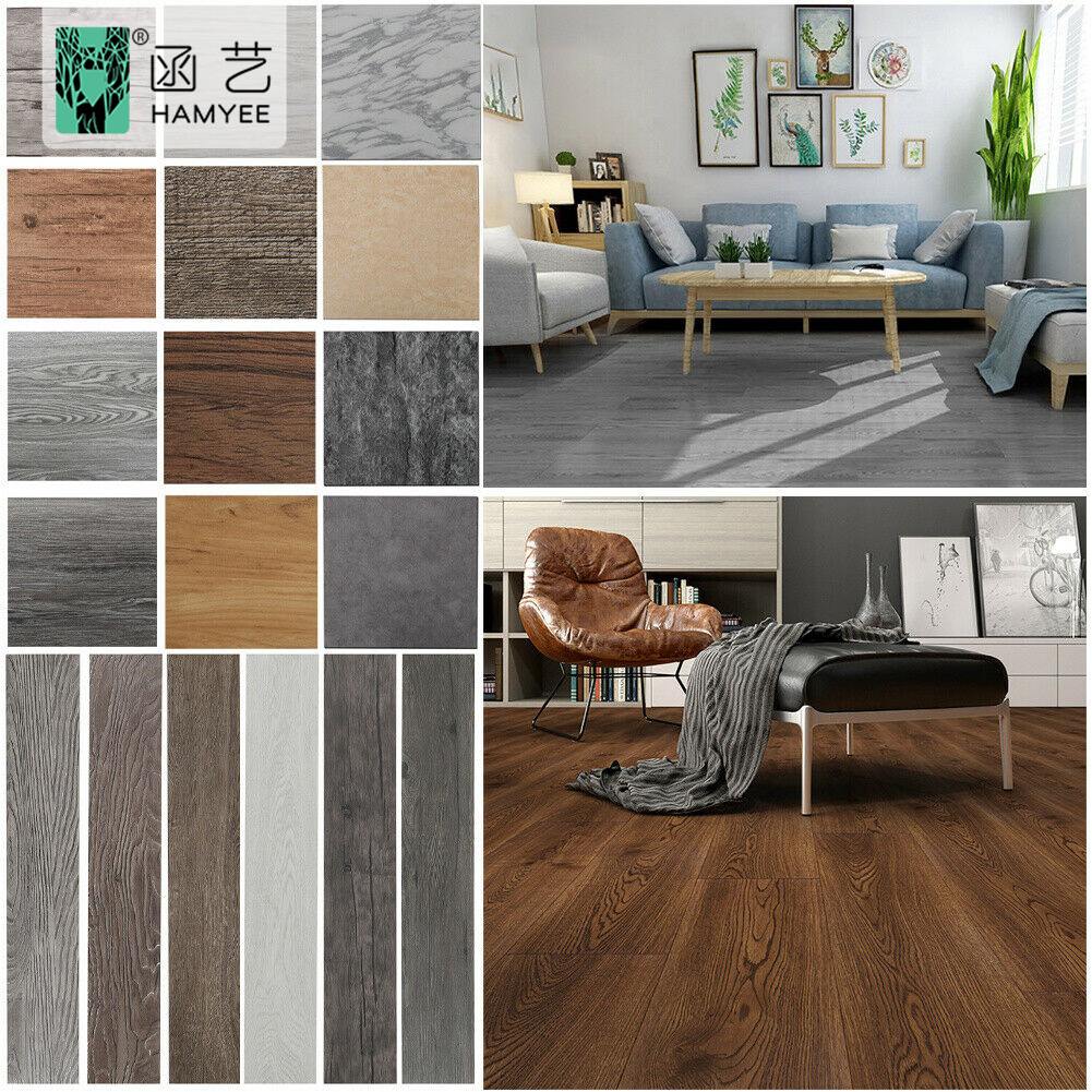 hanyi wooden 1.5mm 1.8 mm 2mm self adhesive 3d plank korean vinyl flooring