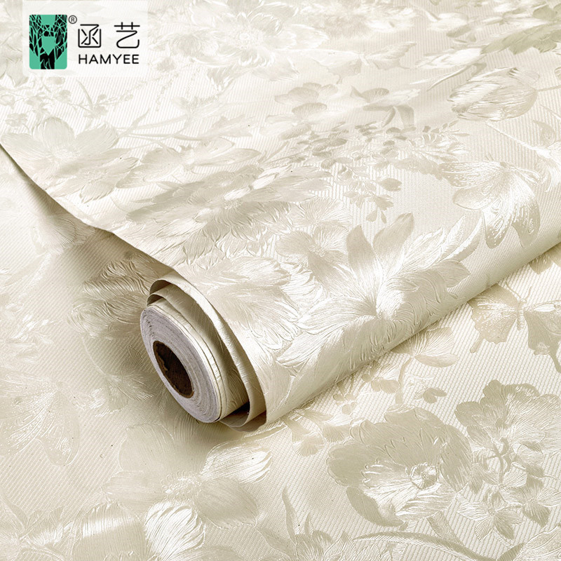 Factory supply adhesive floral bedroom adhesive wall paper decor vinyl room wallpaper sticker