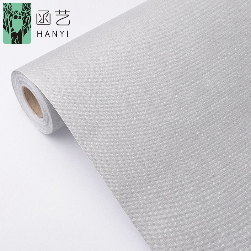 Wholesale pure color self adhesive plastic dark grey wallpaper