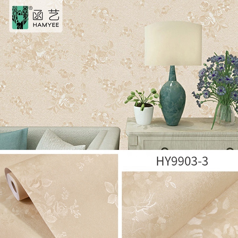 2021 New design self adhesive pvc wallpaper murals flower