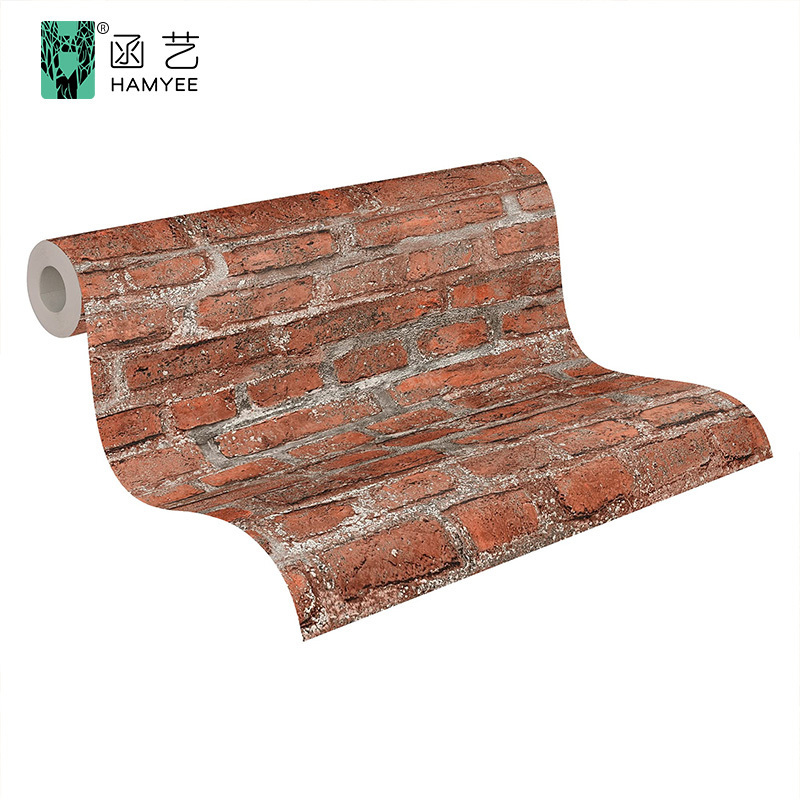 2022 brick 3d non woven decorations new walls mural vinyl living room luxury art wall paper wallpaper