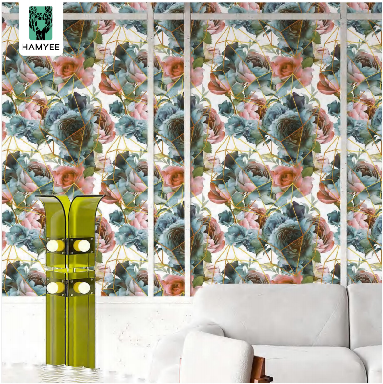 cheap wall murals bedroom 3d wallpaper papel de pvc mural de paredes papier peint 5d wallpaper floral kids room