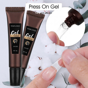 New Arrival 15ml tube OEM private label Professional nail Supplies gel x nail tip glue gel for nail extension