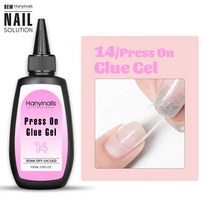 Hanyinails OEM wholesale factory nail supplies tip stone glue private label fast dry custom nail tips glue for nail salon