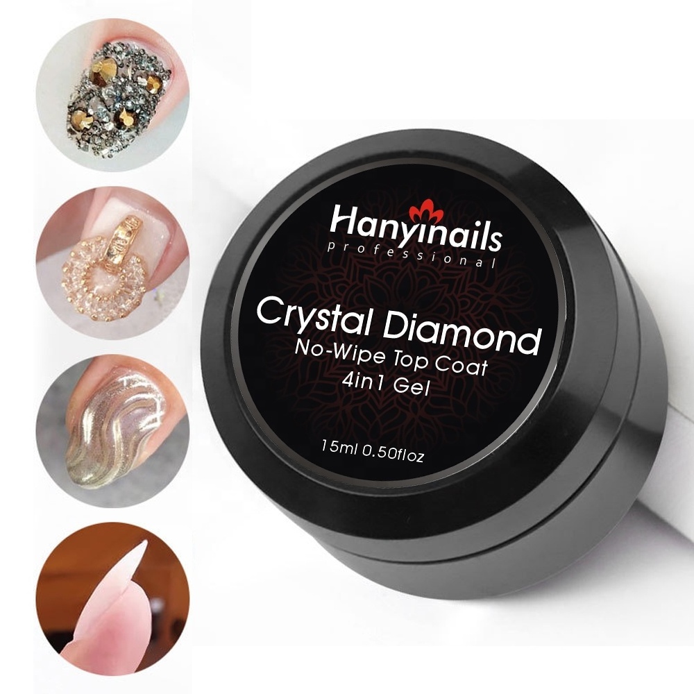 Hanyinails gem-on Crystal Nail Art Decoration Glue Rhinestone glue gel for rhinestones