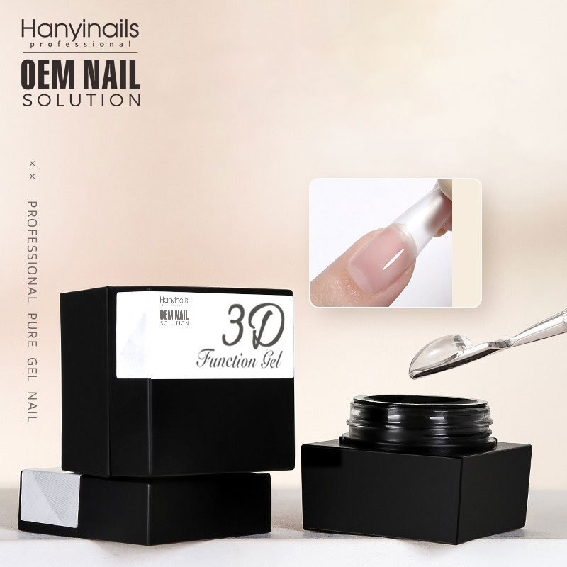 Hanyinails Multi-Function Solid Gel Buildering Extension 3d Sculpture Builder Nail Gel Uv Gel Polish