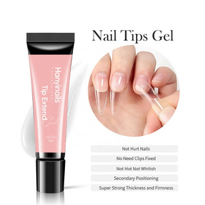 Hanyinails New Upgraded 15g Solid Nail Tips Gel Long Lasting Super Strong Adhesive Nail Glue Gel For Press On Nails gelly tips