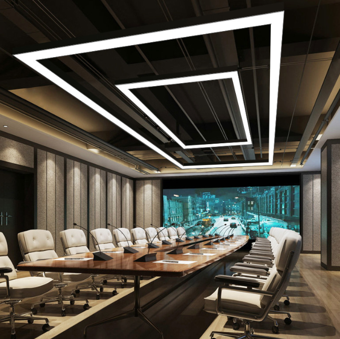 Ceiling Office Pendant Linear Led Batten Light Hanging Panel Linear Led Ceiling Light Fixture Recessed Led Linear Light