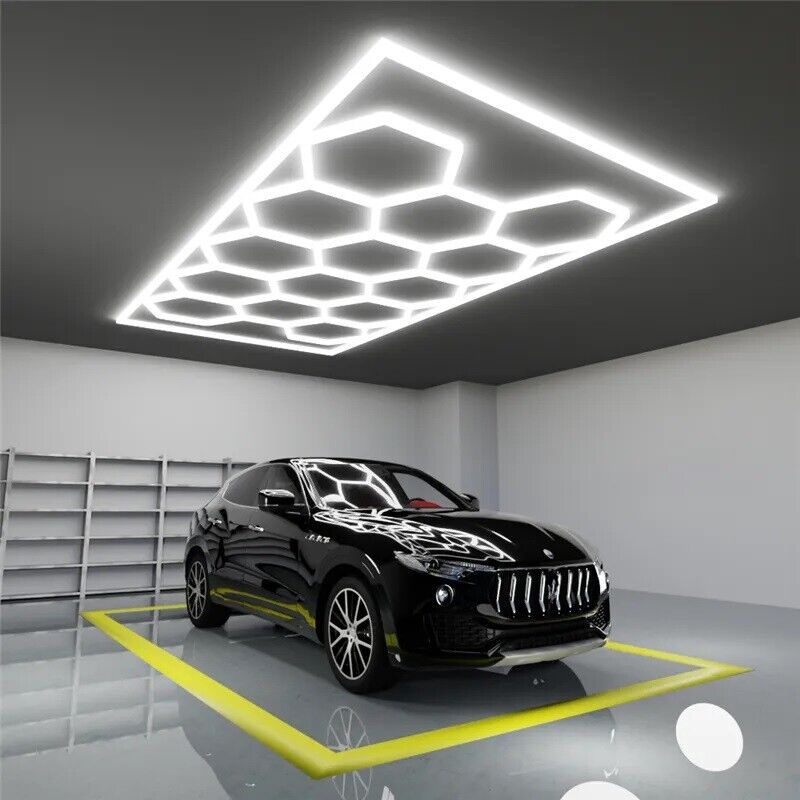 Best Seller Car wash shop special lamp honeycomb lamp garage drop lights led garage lights ceiling light honeycomb