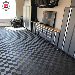 Factory Outlet PVC Interlocking Floor Garage interlocking tile Interlocking Plastic Garage Floor for car wash floor tile