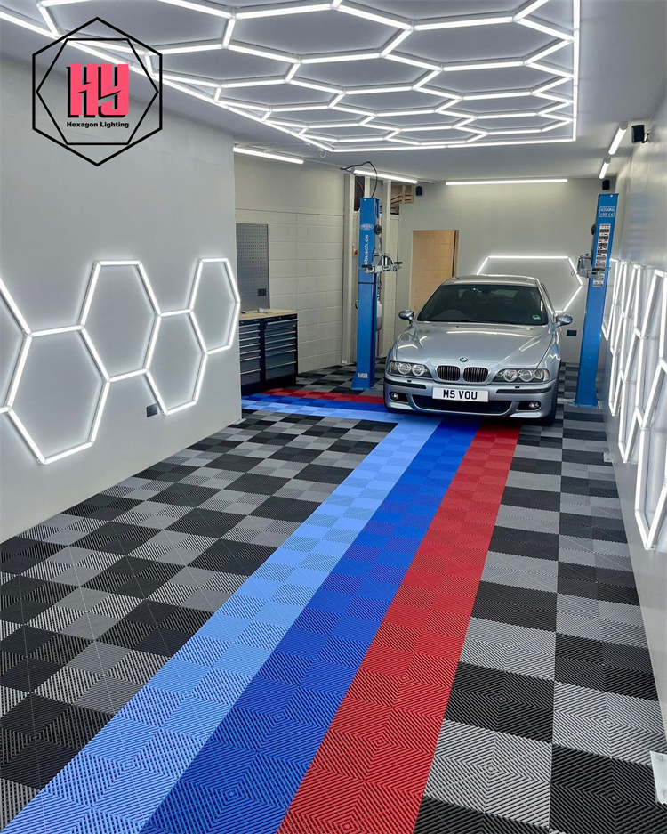 400*400*18mm anti slip pp interlocking garage floor tiles/removable plastic interlocking floor mats for car wash