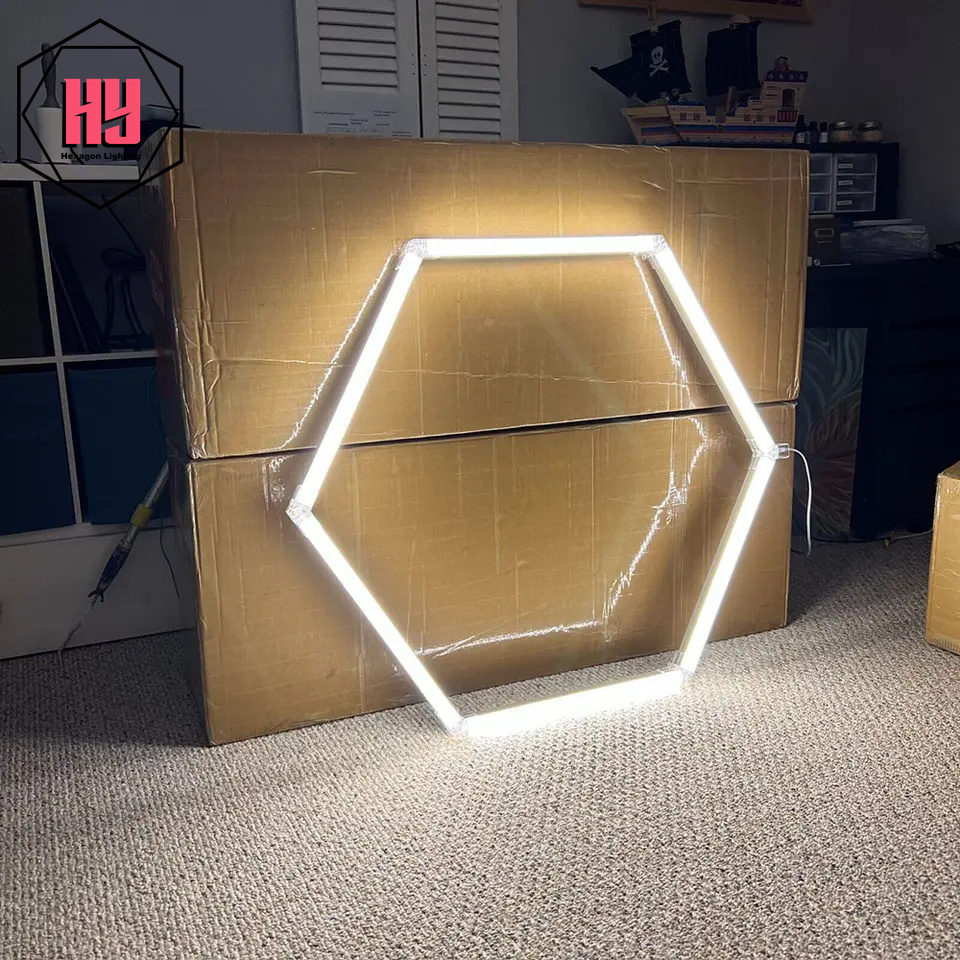 Rgb Led Hexagon Lights With Vibrant Color Changing Hex Led Light Connect Plug Night Light Gaming Room Decoration Honeycomb Lamp