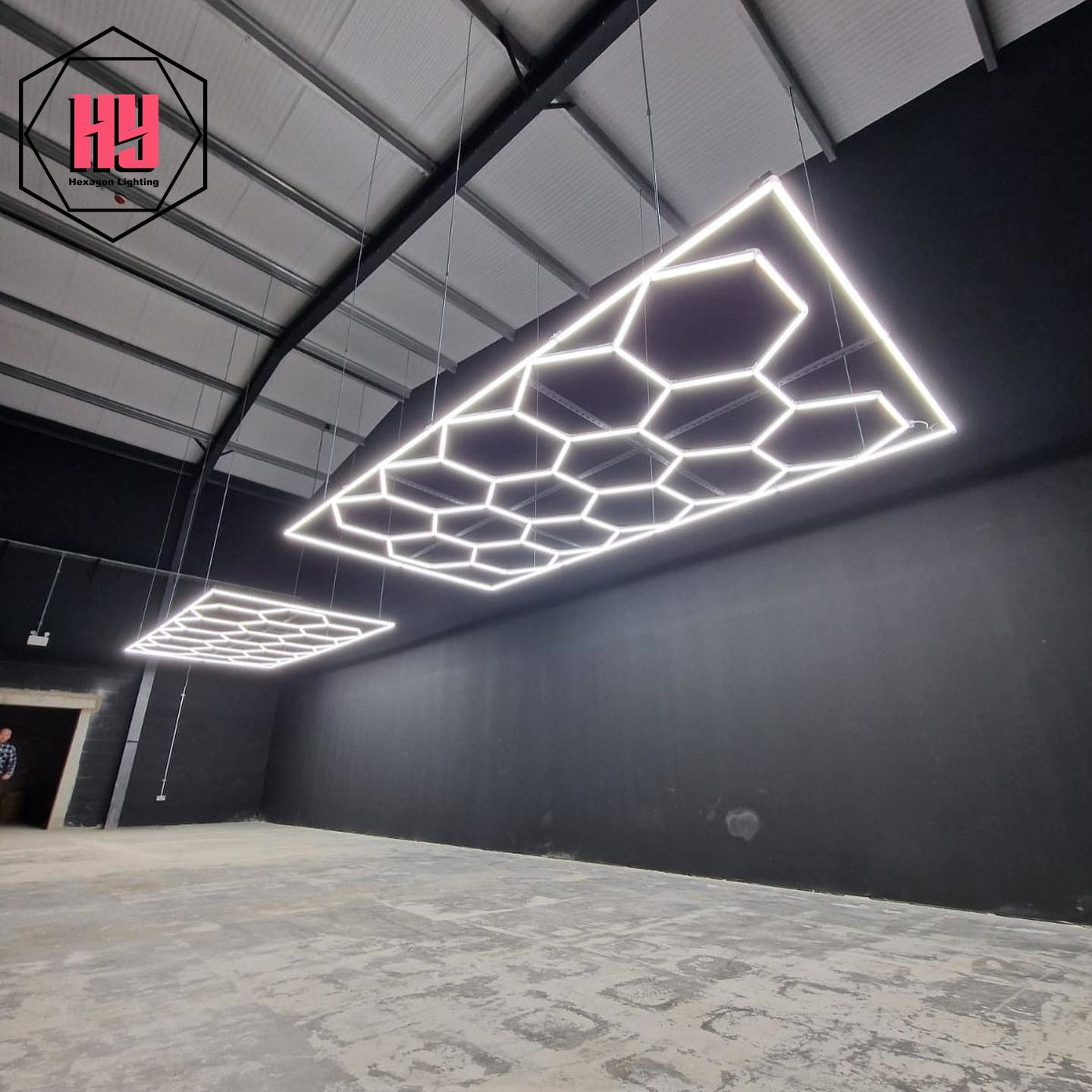 Hot sale hexagon led garage light Honeycomb working Hexagon Lights lampe led hexagonal led light