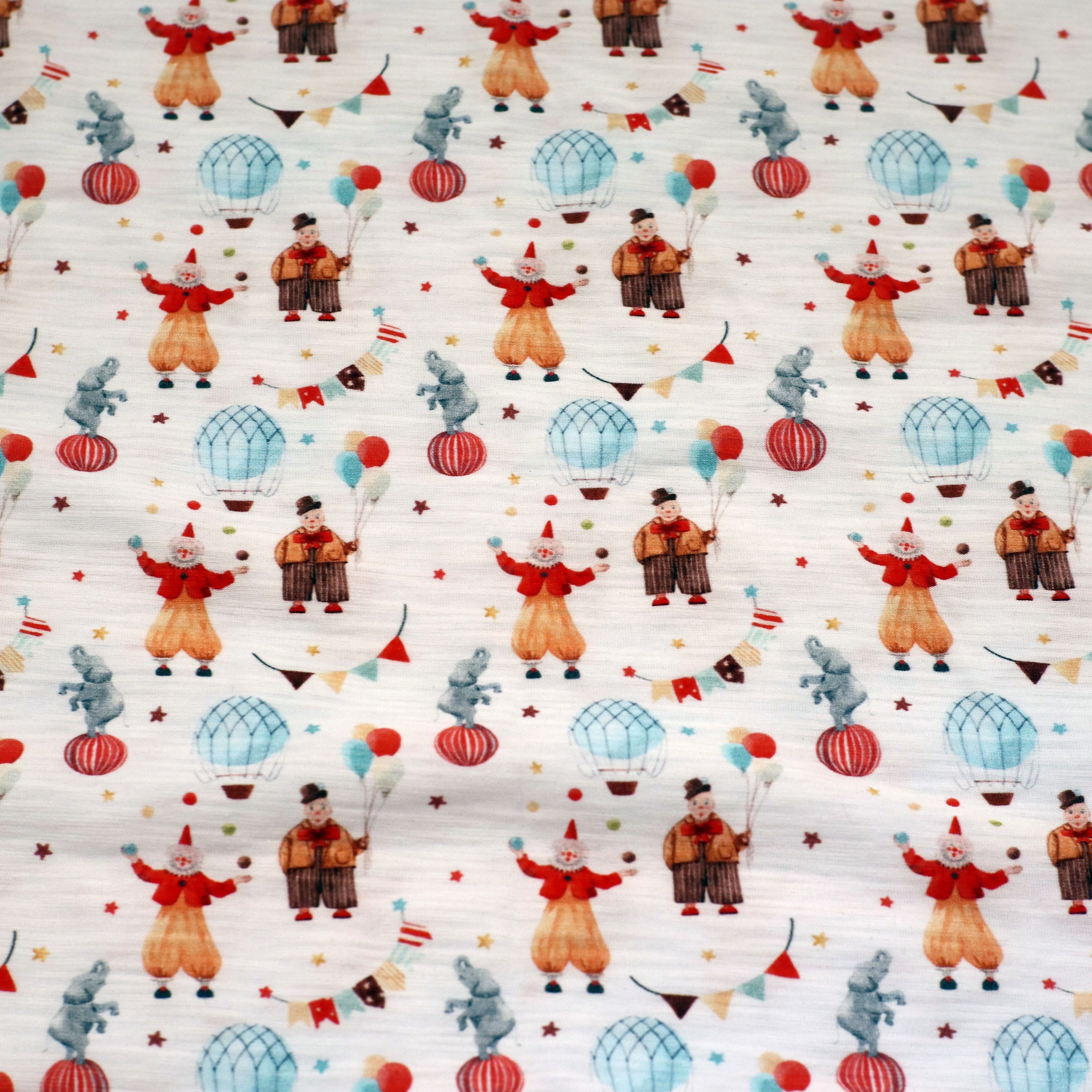 Customized Design Digital Printed Bamboo Cotton Fabric For Baby Clothing