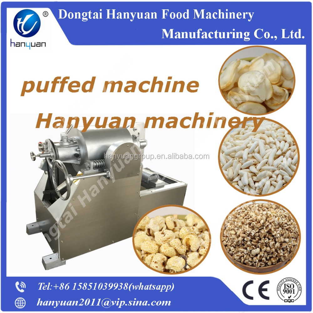 high quality automatic breakfast cereal puffing machine