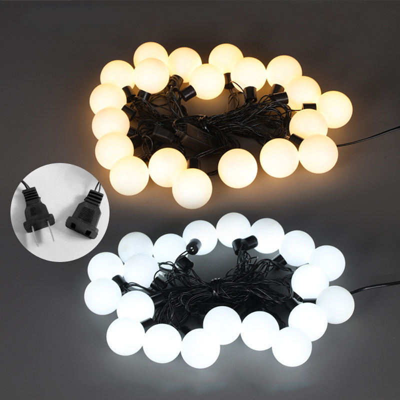 Wedding Ceiling Decoration Chandelier LED Ball Light String Dragon Ball Bulb Table Tennis Hanging Light