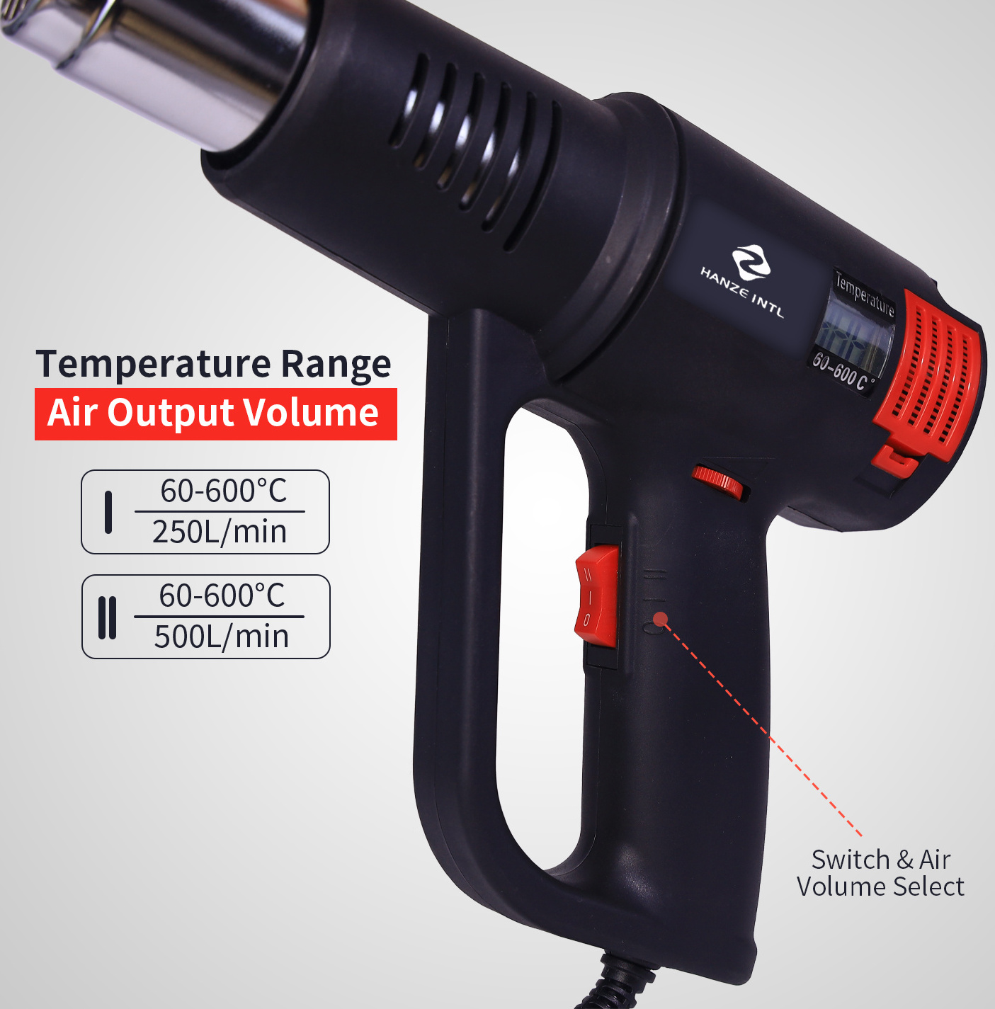 high quality plastic welding gun hot air blower heat gun for resin art car wrap