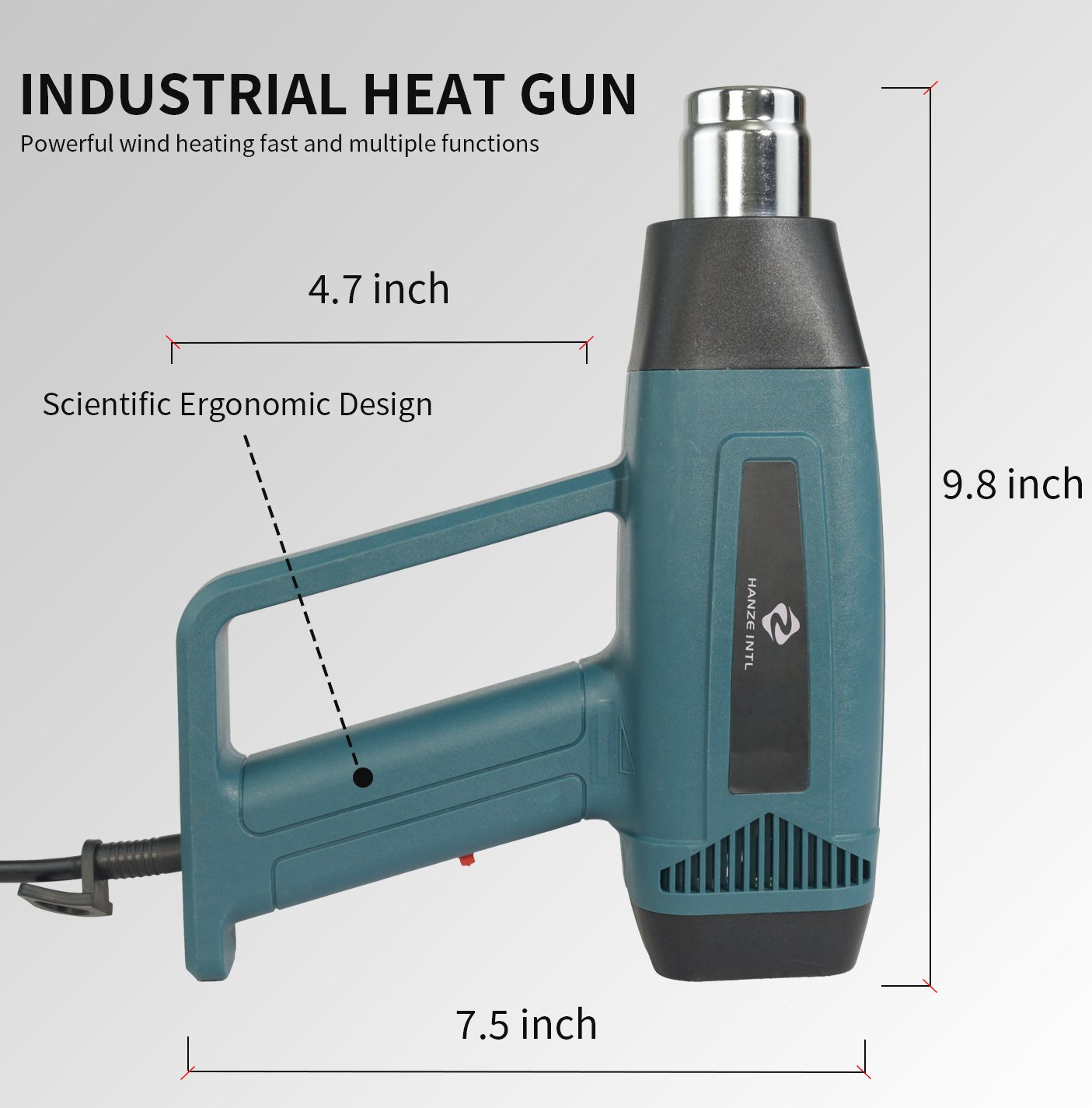 12V or 24V small hot air blower heat gun machine candles