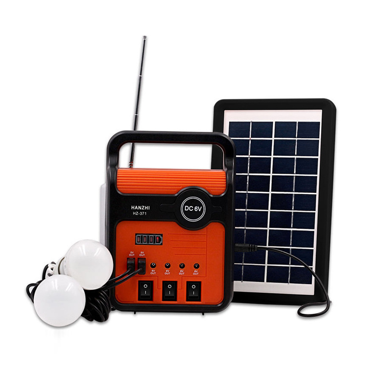 Solar Generator Lighting System Portable Solar Power Generator Kit for Emergency Power