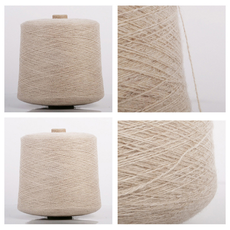 Wholesale 2/26Nm 100% Pure Cashmere Yarn  Mongolian Quality Machine Knitting Woolen Dyed Cashmere Yarn