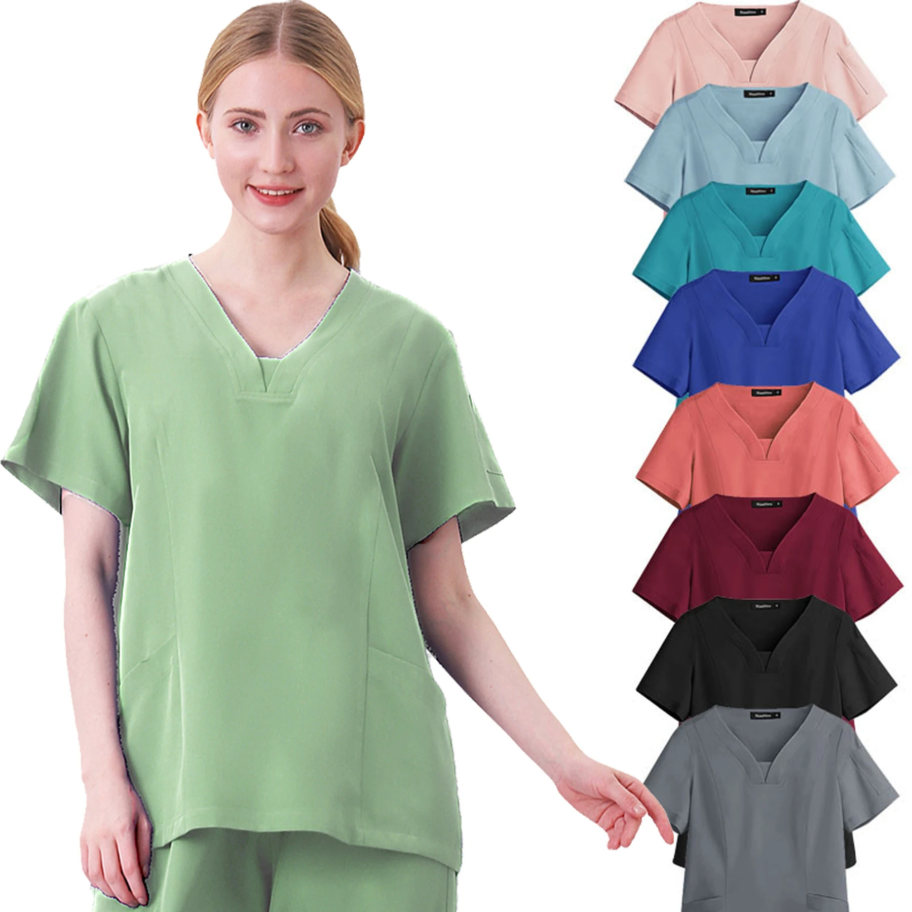 Style Cargo Jumpsuit Scrubs Uniforms Sets Medical Suit Hospital Nurse Doctor Uniforms 2024 Fashionable Designs New for Women