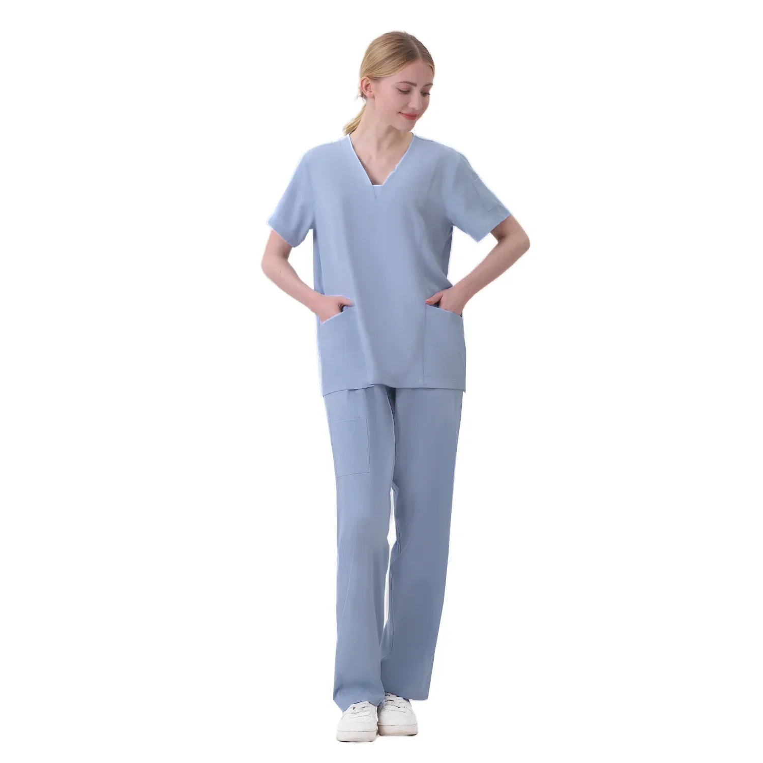 Style Cargo Jumpsuit Scrubs Uniforms Sets Medical Suit Hospital Nurse Doctor Uniforms 2024 Fashionable Designs New for Women