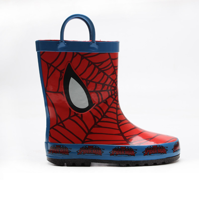 Children Custom print Waterproof kids rubber custom print rain boot