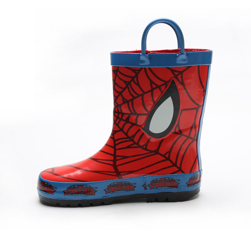 Children Custom print Waterproof kids rubber custom print rain boot