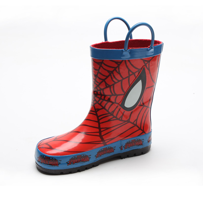 Children Custom print Waterproof kids rubber custom print rain boot