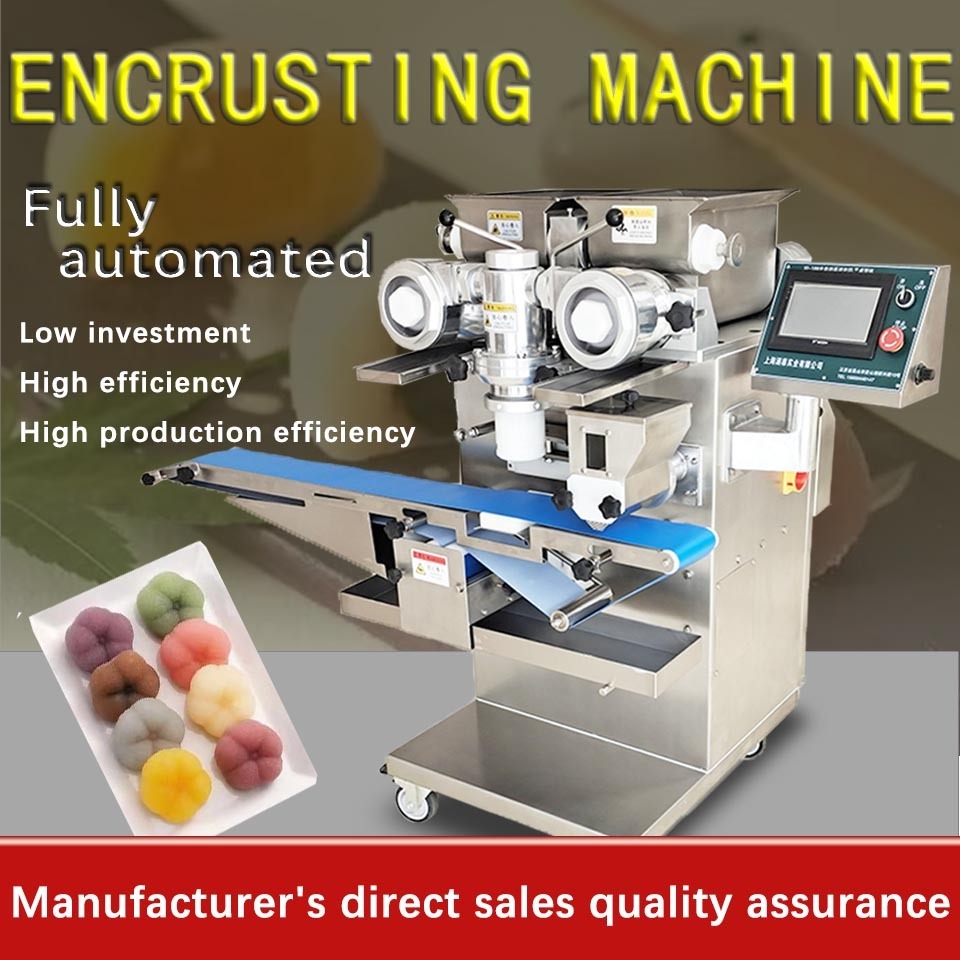 Factory Supply Automatic Ice Cream Filling Jam Filling Mochi Encrusting Machine Japanese Daifuku Maker Making Forming Machine