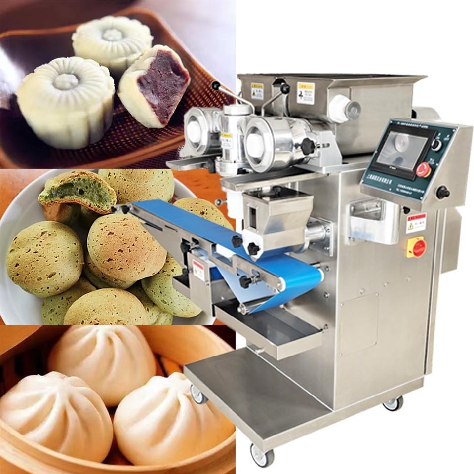 Factory Supply Automatic Ice Cream Filling Jam Filling Mochi Encrusting Machine Japanese Daifuku Maker Making Forming Machine