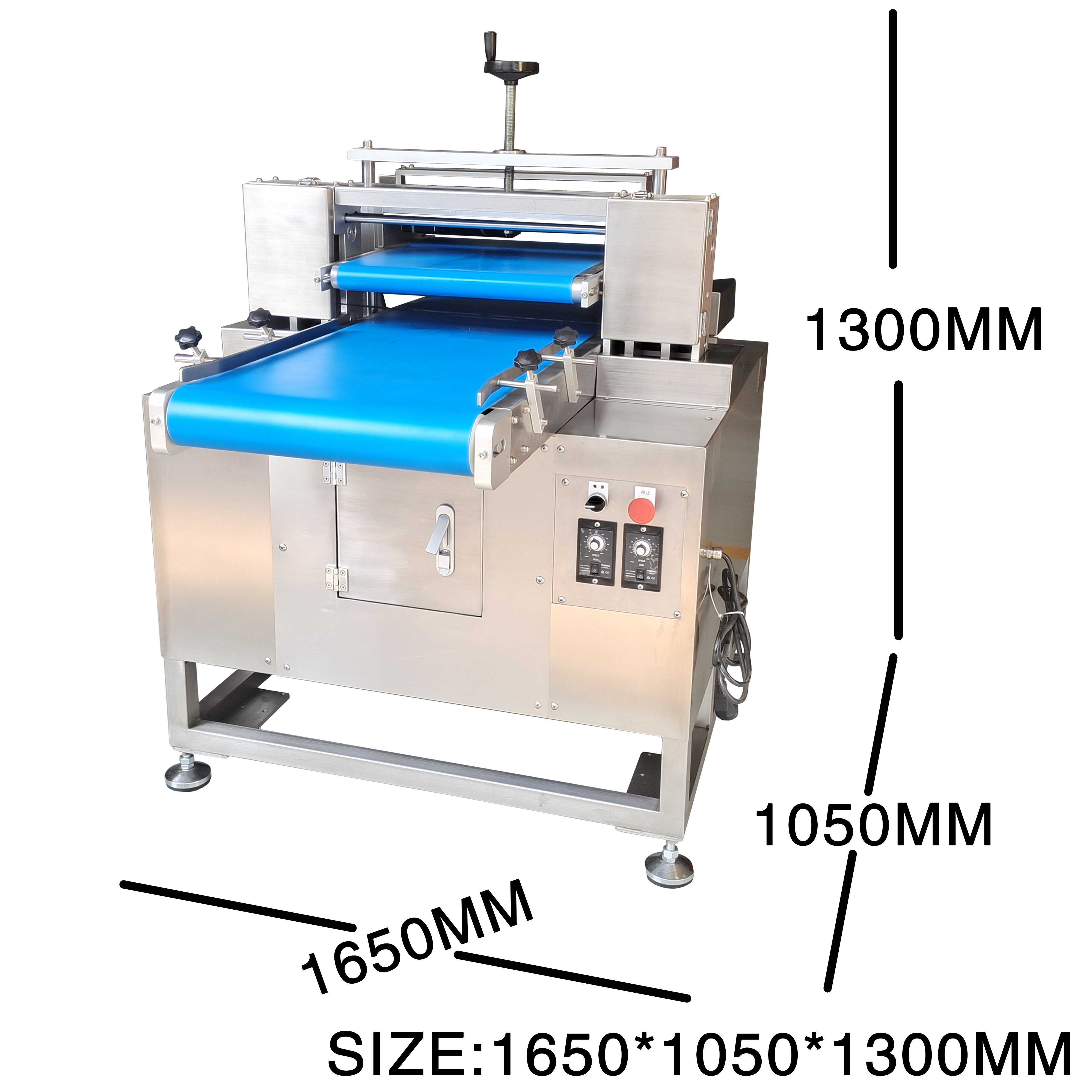 HANZUN Commercial hamburger bun slicer bun slicing machine horizontal burger cutting slicing hamburger bun hotdog slicer