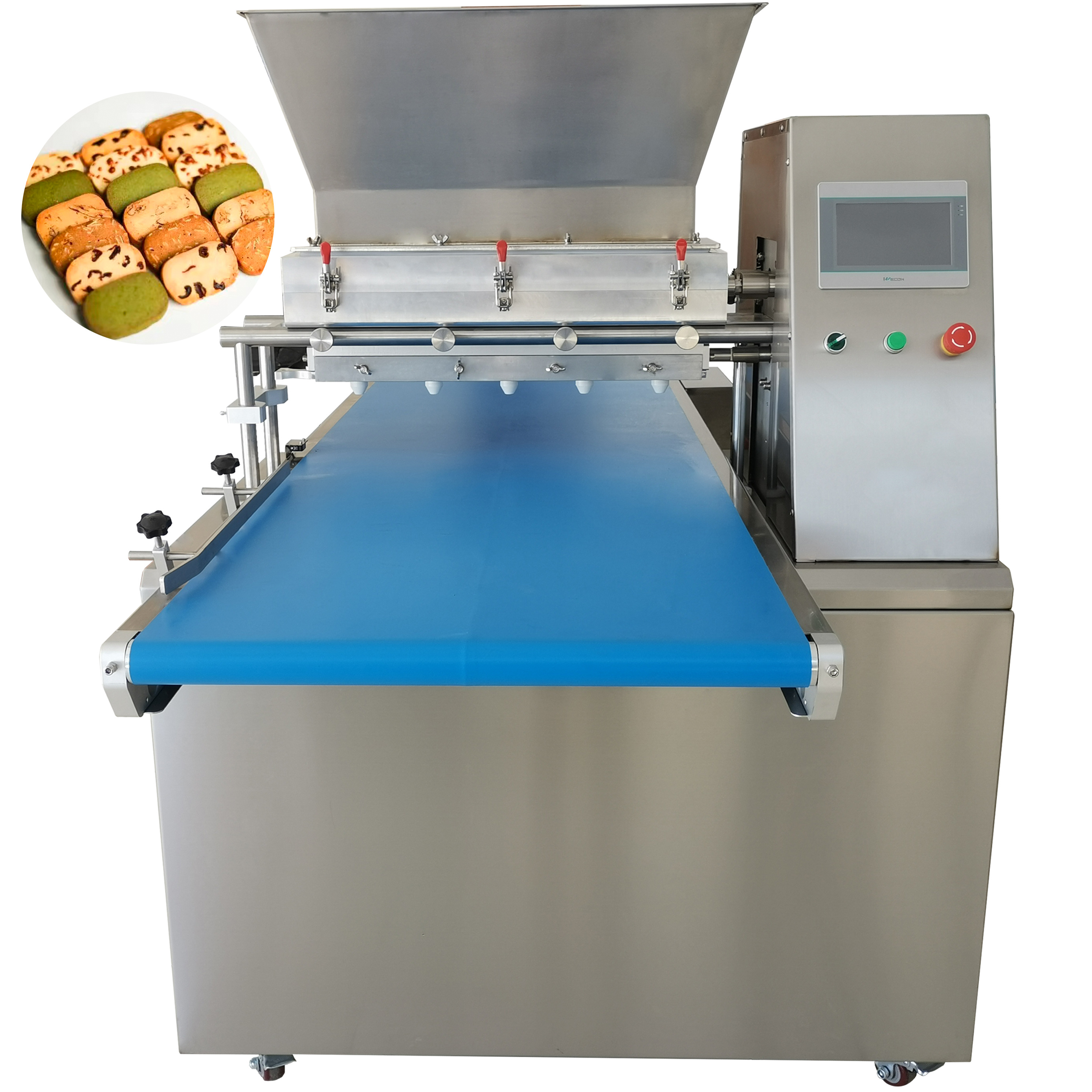 Industrial Automatic Cake Maker Biscuits And Cookies Making Depositor Cream Filling Machine For Home In Pakistan With Taro