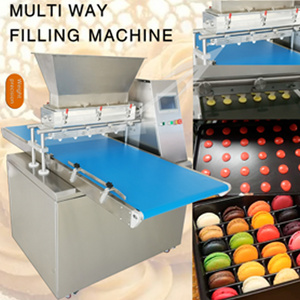 Price Small Automatic Fortune Cookies And Biscuits Making DeposiTor Cup Cake Maker Cream Filling Machine To Make Rice Cakes