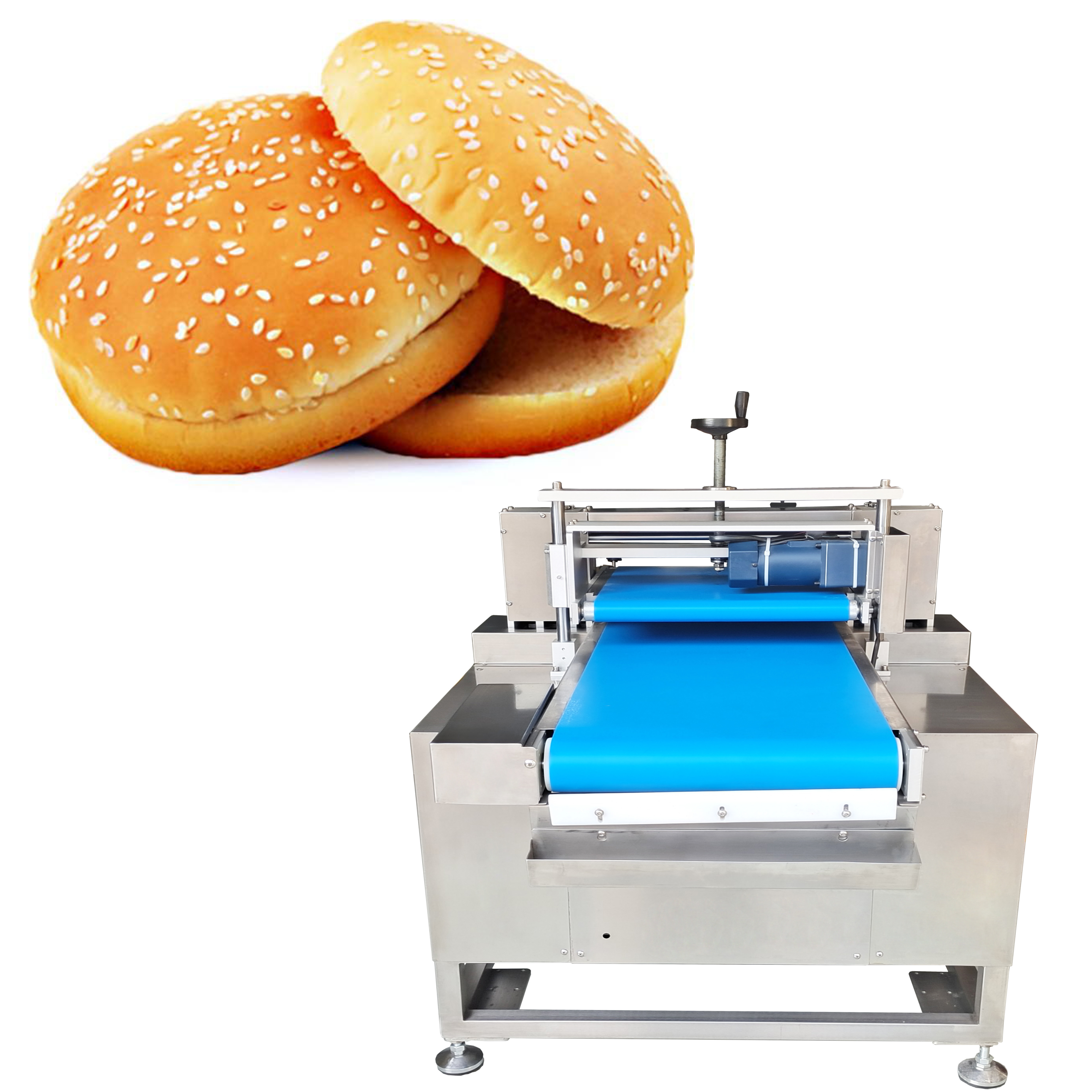 Bagel Cutter Burger Automatic Making Machine Price Hamburgers Cutters 220 V Electric Bakery Bread Slicer