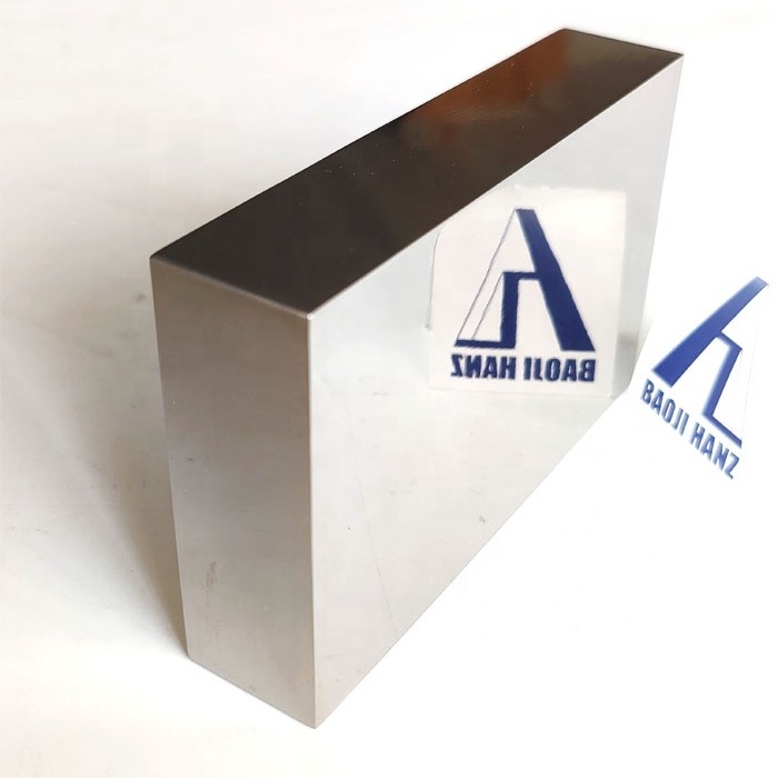 high quality grade 5 alloy forging 1kg 6cm titanium cube block price for sale