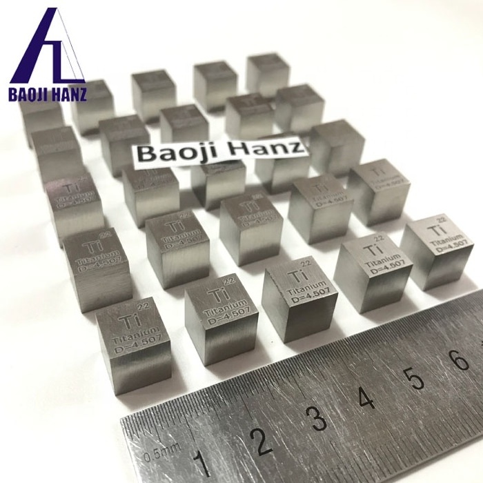 Best price Ti marked cubes dice 1 kg pure titanium block from supplier