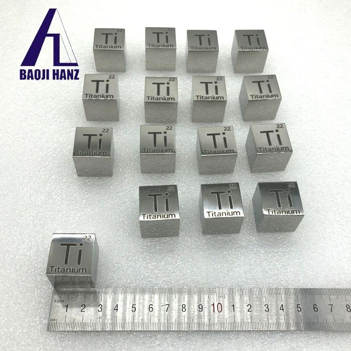 Best price Ti marked cubes dice 1 kg pure titanium block from supplier