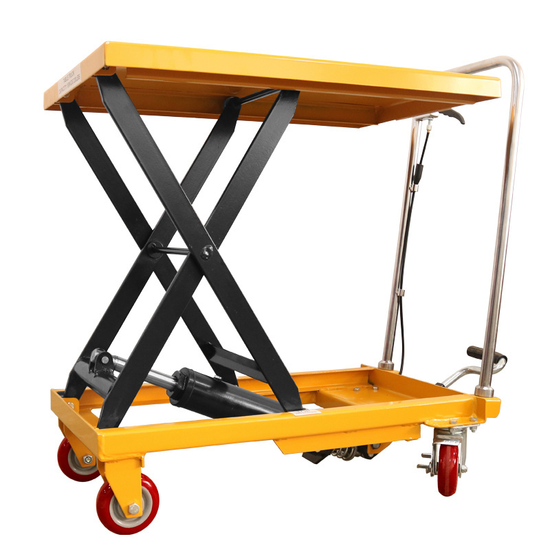 150kg 350kg 500kg 1000kg Hydraulic Large Lift Up Table Lift Table Cart Manual Lift Table