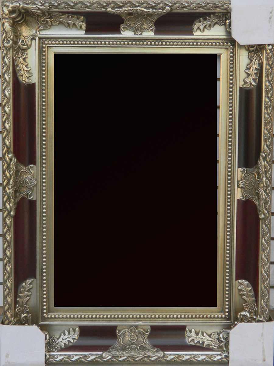 Luxury Antique Baroque Europe Style Engraved Rectangle Ornate Shabby Baroque Golden Painting Frame