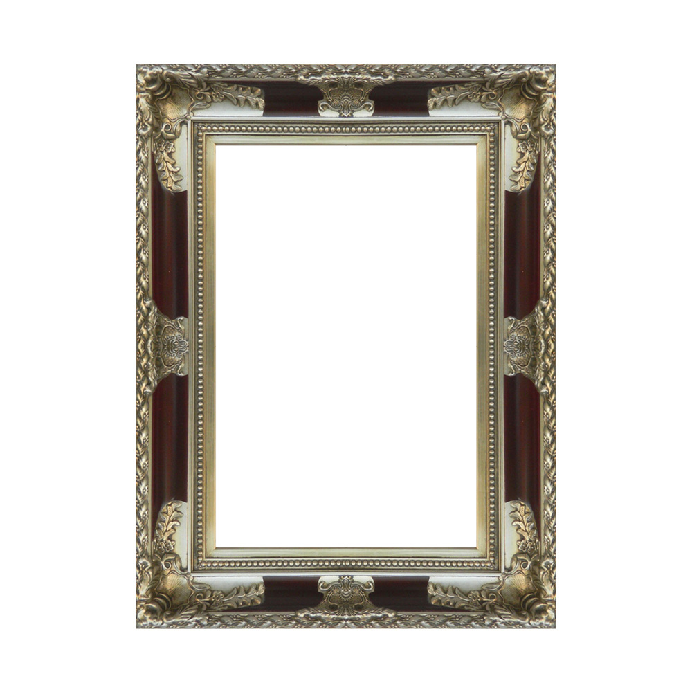 Luxury ornament crackle golden baroque wood carved antique frames for oil paintings