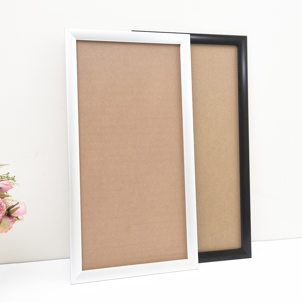 Easy Assemble 30x40 24x36 Front-Open Graphic Holder Board Black Silver Aluminum Poster Snap Frame