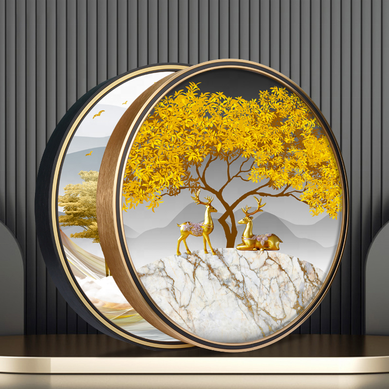 Custom Size Home Decoration Round Square Irregular Shaped Aluminum Alloy Mirror Frame