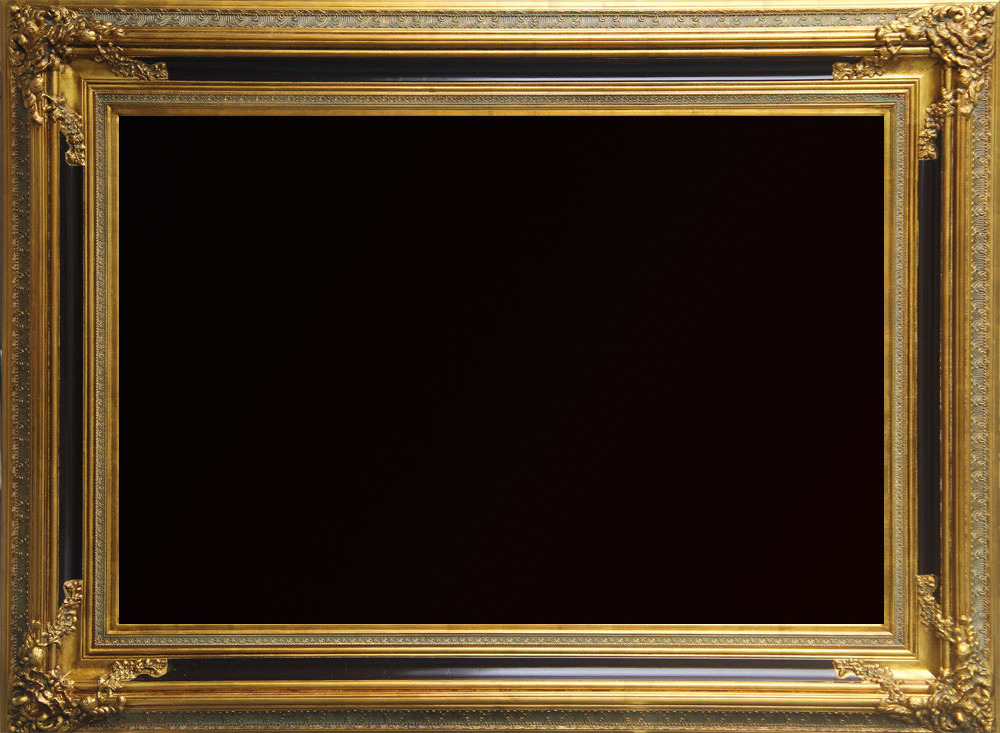 Luxury Antique Baroque Europe Style Engraved Rectangle Ornate Shabby Baroque Golden Painting Frame