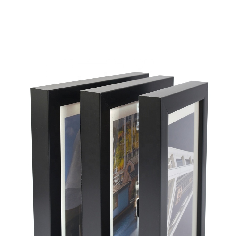 European Paris Album Black white MDF wood Poster picture photo frame 10x15 12x18 16x20 material inserts