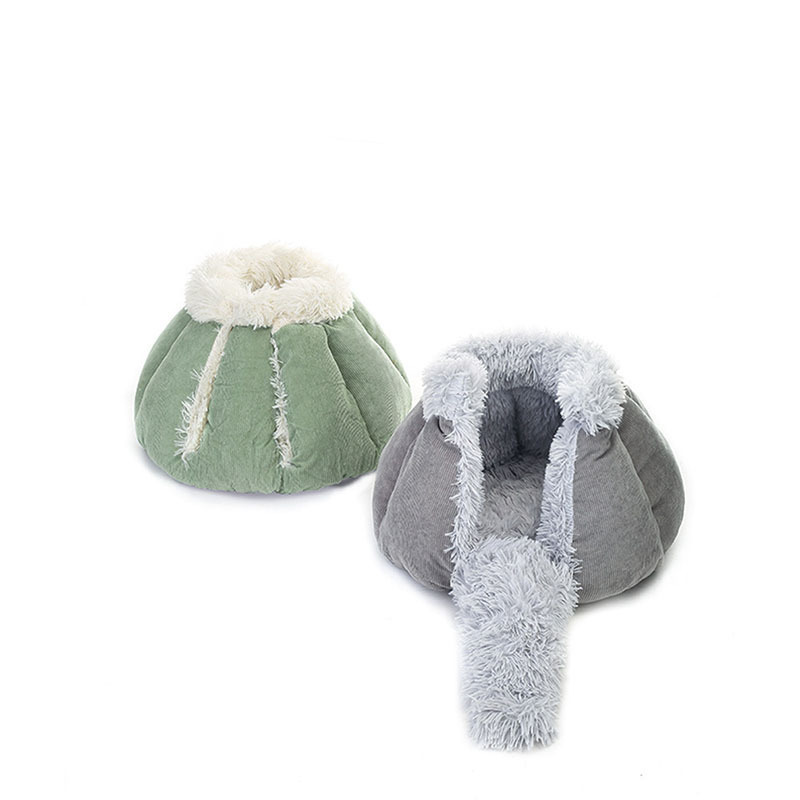 Wholesale Dog Beds Round Bed For Cats Grey Donut Stuffed Animal Outdoor Travel Hanging Arthritis Pet Wall With Sofa