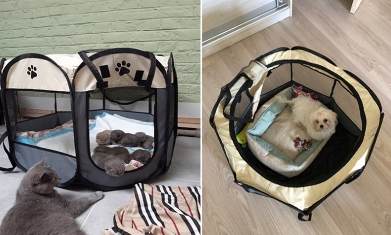 Tent Enclosure For Dogs And Cats Large Portable Outdoor Dog Playpen Camping Panier Lger Et Pliable Pour Animaux De Compagnie