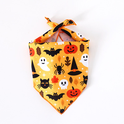 Pet christmas halloween pattern dog cat bandana