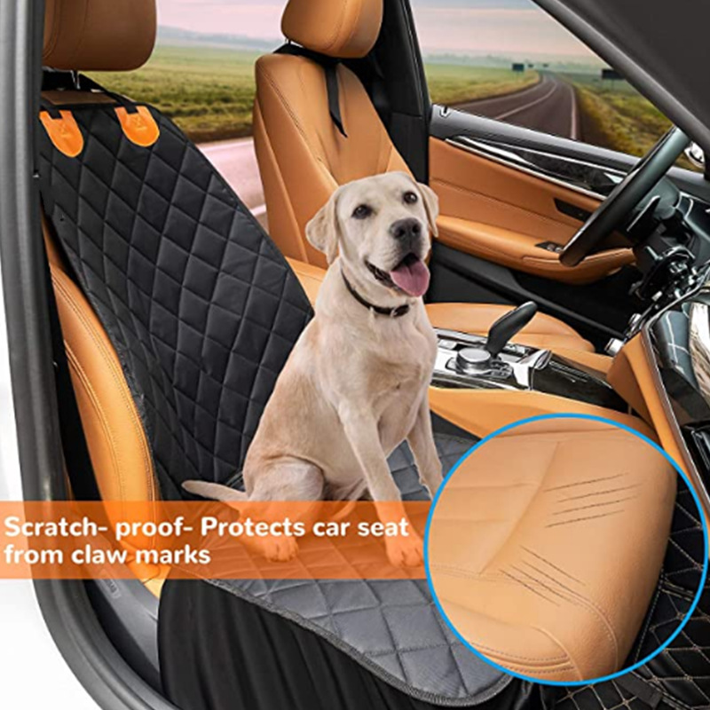 Pet front seat cover Waterproof non-slip washable front seat cover Car safety seat cover  Belt